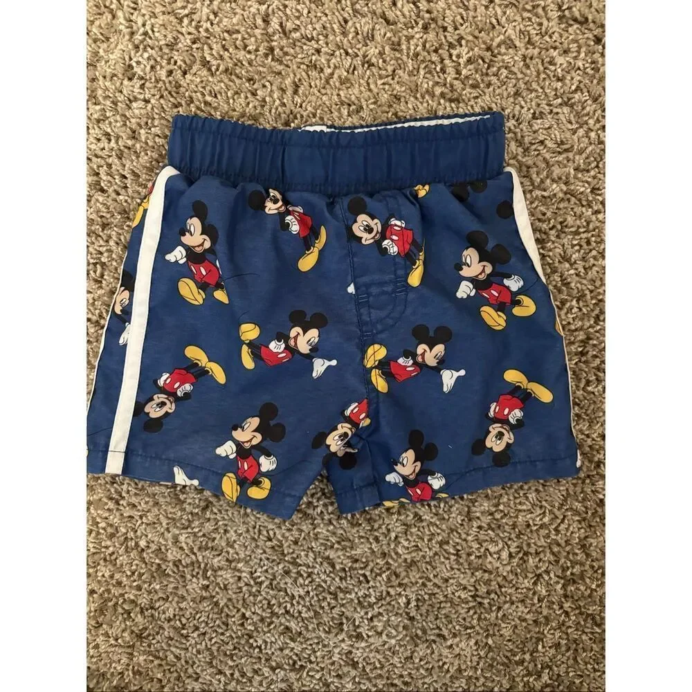 ❤️Disney Mickey Mouse 2Pc Swimsuit Sz18M